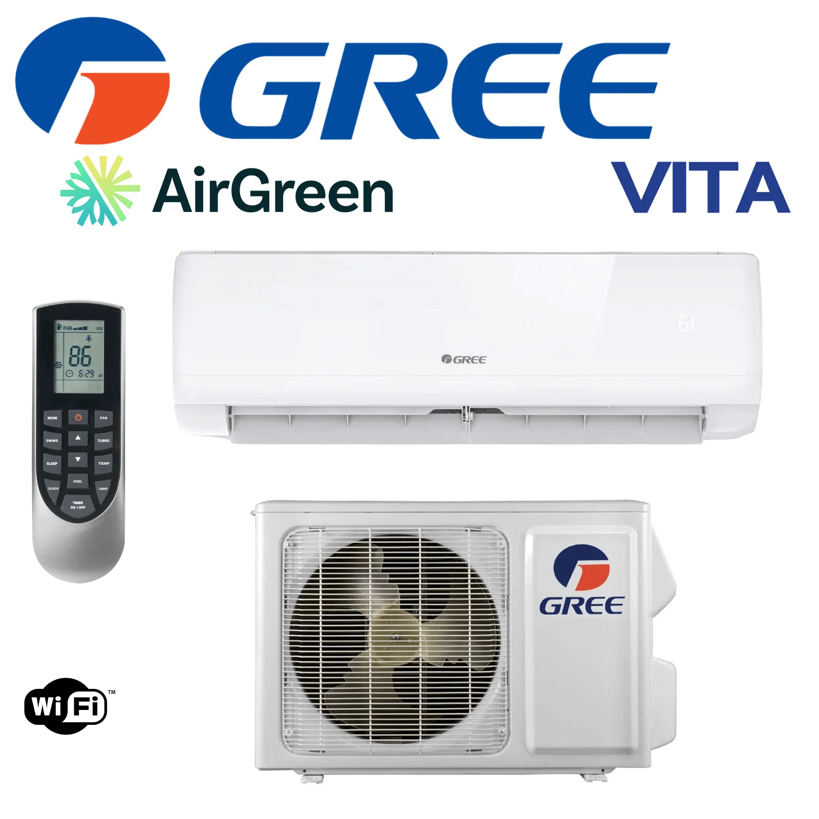 climatiseurmuralgreevita12000btumontreal laval longueuil rivesud rivenord